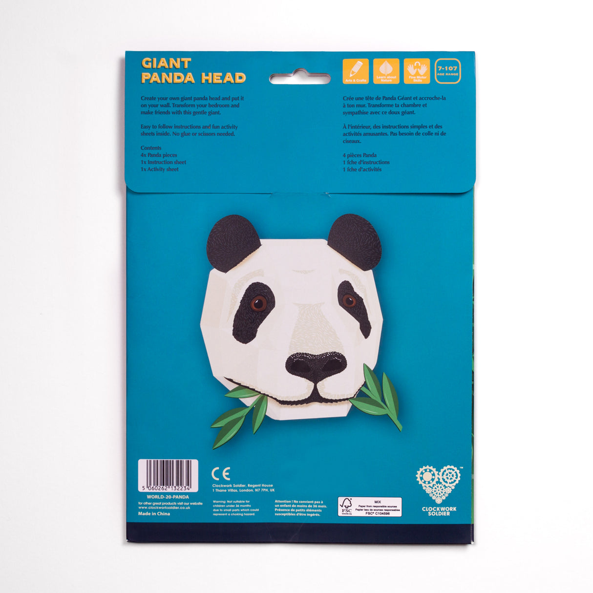 Giant Panda Head Craft Kit